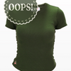 OOPS Ribbed Form Fitting T-Shirt