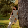 Criss-Cross Applesauce Flare Sweatpants