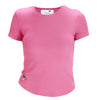 Ribbed Form Fitting T-Shirt